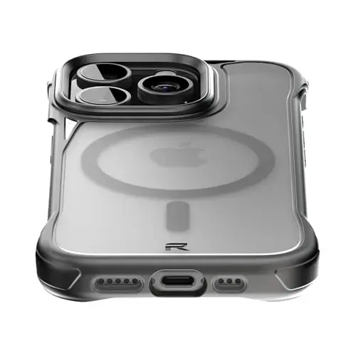 REBEL Case for iPhone 16 Pro [Frosted Flex Series] Exposed Sides for Comfort, Strong MagSafe Compatible, Clear Matte Texture, Protective Shockproof, Upgraded Frameless Cover, 6.3 Inch Phone 2024 - 4