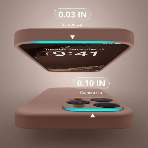 SuydanBox Magnetic for iPhone 16 Pro Case, Compatible with MagSafe, [Full Camera Protection][Screen Protector] Silicone Shockproof Protective Phone Case for iPhone 16 Pro 6.3