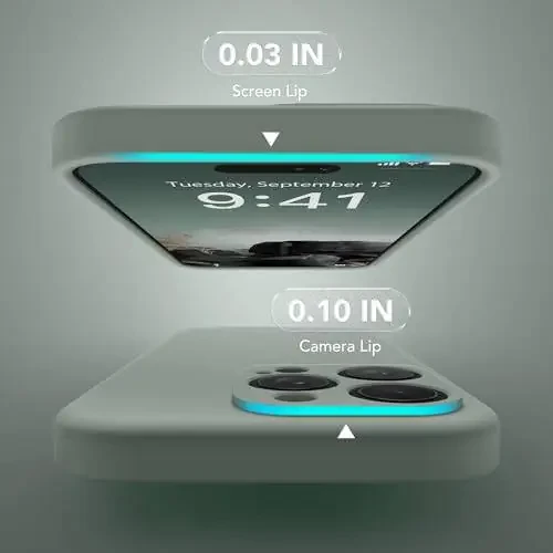 SuydanBox Magnetic for iPhone 16 Pro Case, Compatible with MagSafe, [Full Camera Protection][Screen Protector] Silicone Shockproof Protective Phone Case for iPhone 16 Pro 6.3