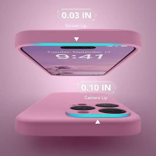 SuydanBox Magnetic for iPhone 16 Pro Case, Compatible with MagSafe, [Full Camera Protection][Screen Protector] Silicone Shockproof Protective Phone Case for iPhone 16 Pro 6.3