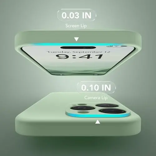 SuydanBox Magnetic for iPhone 16 Pro Case, Compatible with MagSafe, [Full Camera Protection][Screen Protector] Silicone Shockproof Protective Phone Case for iPhone 16 Pro 6.3