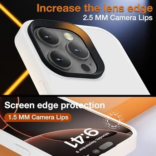 Yriklso for iPhone 16 Pro Phone Case, Shockproof for iPhone 16 Pro Case, Military Grade Drop Protection, Protective Hard Back Slim Translucent Case for iPhone 16 Pro 6.3