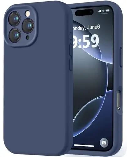 iPhone 16 Pro Kılıfı için AŞK 3000, [Yumuşak Çizilmez Mikrofiber Astar] ile Birinci Sınıf Silikon Darbeye Dayanıklı Koruyucu Telefon Kılıfı Erkekler Kadınlar Kızlar için 6,3