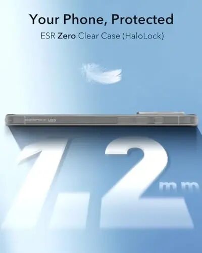 ESR for iPhone 16 Pro Case, Compatible with MagSafe, Camera Protection, Shockproof Thin Cover, Resists Yellowing and Scratches, Magnetic Phone Case for iPhone 16 Pro, Zero Series, Frosted Grey - 2