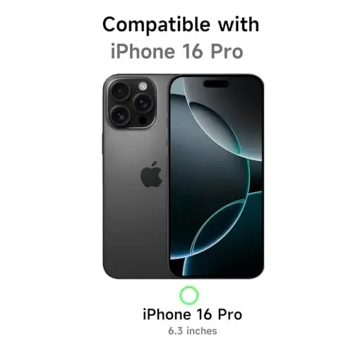 iPhone 16 Pro Kılıfı Şeffaf için LoeoeL, Şeffaf Hibrit 16 Pro Telefon Kılıfı [Sert Plastik ve Yumuşak Silikon Tampon] Akrilik Sararmayan İnce Koruyucu Kapak, Açık Mavi - 2