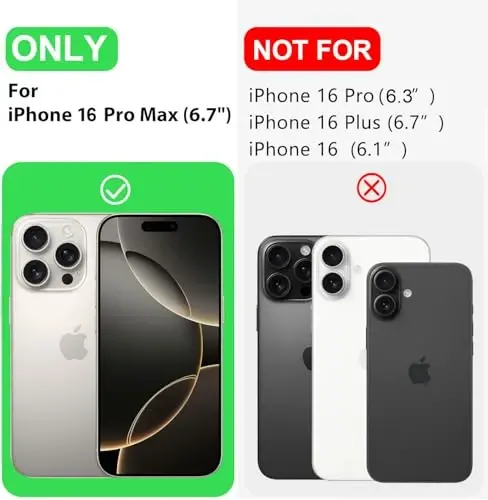LOVE 3000 Designed for iPhone 16 Pro Max Case, Premium Silicone with [Soft Anti-Scratch Microfiber Lining] Shockproof Protective Phone Case for Men Women Girls 6.9
