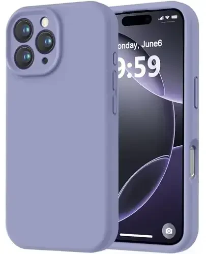 LOVE 3000 Designed for iPhone 16 Pro Max Case, Premium Silicone with [Soft Anti-Scratch Microfiber Lining] Shockproof Protective Phone Case for Men Women Girls 6.9