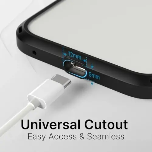 Catalyst Influence Case for iPhone 16 Pro Max, 2.5X Higher Drop Proof, Non-Slip Frosted Edges and Non Magsafe Crystal Clear Back, Raised Edges Protection, 30% Louder Forward Audio, Lanyard Included - 7