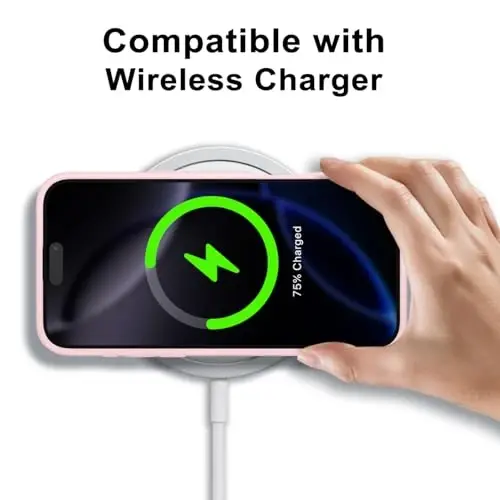 LoeoeL for iPhone 16 Pro Max Case Clear, Transparent Hybrid 16 Pro Max Phone Case [Hard Plastic & Soft Silicone Bumper] Acrylic Non Yellowing Thin Slim Protective Cover for Women, Light Pink - 11