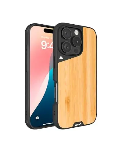 iPhone 16 Pro Max Kılıfı için Mous MagSafe Uyumlu - Limitless 6.0 - Bambu - Koruyucu Darbeye Dayanıklı Telefon Kapağı - 1