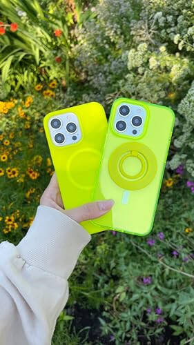 iPhone 16 Pro Max Neon Yellow Silicone Case - 8