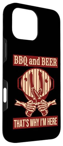 iPhone 16 Pro Max Smoker BBQ And Beer That's Why I'm Here Case - 3