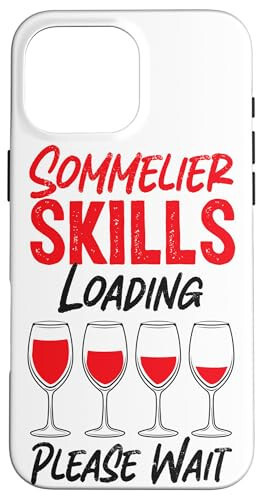 iPhone 16 Pro Max Sommelier Şarap İçme Tadımı Sommelier Beceriler Yükleme Kılıfı - 1