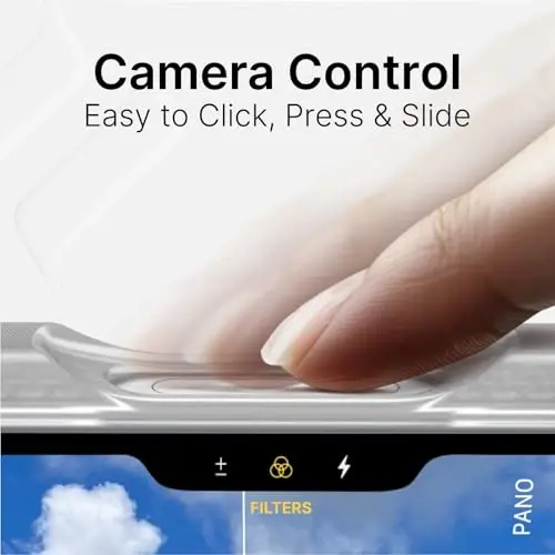 iPhone 16 Pro uchun Catalyst Influence Case, 2.5X yuqori darajada tushishdan himoya, sirpanmaydigan muzlatilgan qirralar va Magsafesiz tiniq orqa qismi, ko'tarilgan qirralar himoyasi, 30% balandroq oldinga audio, lanyard qo'shilgan - 5