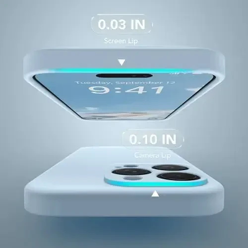 iPhone 16 Pro uchun SuydanBox magnitli g‘ilofi, MagSafe bilan mos, [To‘liq kamera himoyasi] [Ekran himoyasi] Silikon zarbga chidamli himoya g‘ilofi iPhone 16 Pro 6.3