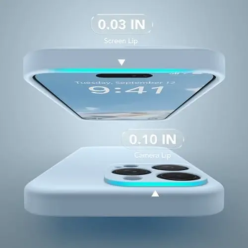 iPhone 16 Pro uchun SuydanBox magnitli g‘ilofi, MagSafe bilan mos, [To‘liq kamera himoyasi] [Ekran himoyasi] Silikon zarbga chidamli himoya g‘ilofi iPhone 16 Pro 6.3