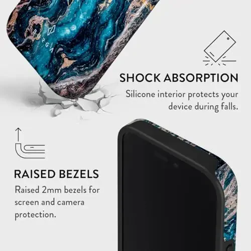 iPhone 16 uchun BURGA telefon g'ilofi - Chiroyli, moda, estetik, naqshli telefon qopqog'i, qattiq qopqoqli himoya - ayollar va erkaklar uchun Apple iPhone 16 g'ilofiga mos keladi - 4