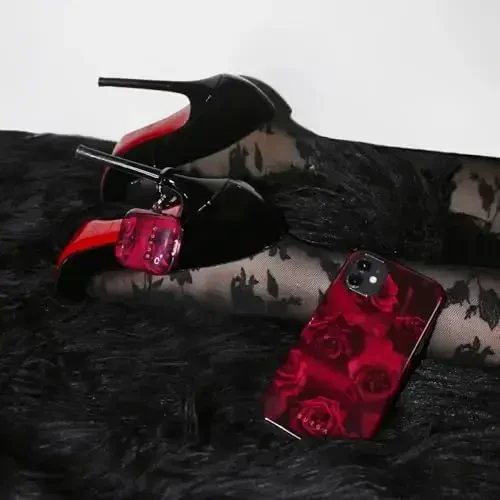 iPhone 16 uchun BURGA telefon g‘ilofi - Chiroyli, zamonaviy, estetik, naqshli telefon qopqog‘i, qattiq qobiq himoyasi - ayollar va erkaklar uchun Apple iPhone 16 g‘ilofiga mos keladi - 5