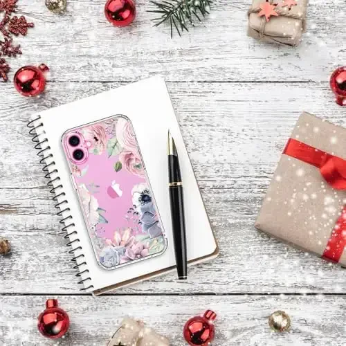 iPhone 16 uchun ekran himoyachisi bilan bicol g'ilofi, takomillashtirilgan kamera himoyasi, qizlar ayollar uchun moda dizaynlari bilan kristalli akril tiniq, ingichka mos keladigan himoya telefon qopqog'i 6,1 