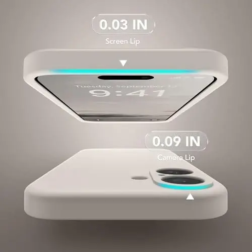 iPhone 16 uchun SuydanBox Magnetic gʻilofi, MagSafe bilan mos, [Toʻliq kamera himoyasi][Ekran himoyasi] Silikon zarbga chidamli himoya telefon gʻilofi iPhone 16 6.1