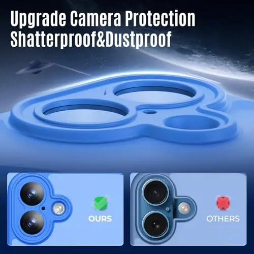 iPhone 16 uchun Symcele qutisi, MagSafe bilan mos, X2 Maxfiylik ekran himoyachilari bilan, [Kamera himoyasi] [15FT Harbiy tomchi himoyasi] Zarba o'tkazmaydigan telefon qutisi, 6.1