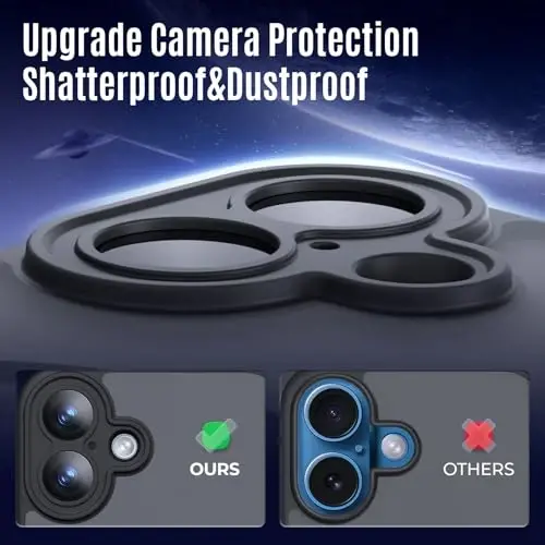 iPhone 16 uchun Symcele qutisi, MagSafe bilan mos, X2 Maxfiylik Ekran himoyachilari bilan, [Kamera himoyasi] [15FT Harbiy tomchidan himoya] Zarbadan himoya qiluvchi telefon qutisi, 6.1