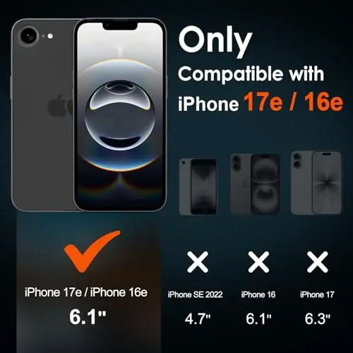 ivoler Magnetic Case for iPhone 16e /17e 6.1