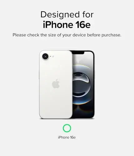 Ringke Onyx for iPhone 16e Case, [Compatible with MagSafe] Oil & Dirt Resistant, Individual Lens Covers for Cameras, Non-Slip Enhanced Grip Lightweight Cover - Magnetic Dark Green - 2