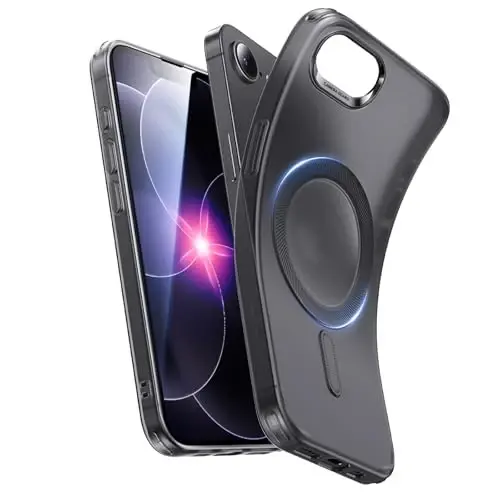 ESR for iPhone 16e Case, for iPhone SE 4 Case Compatible with MagSafe, Camera Protection, Shockproof Thin Cover, Resists Yellowing Scratches, Magnetic iPhone Case for 16e, Zero Series,Frosted Black 