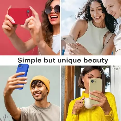 LOVE 3000 Designed for iPhone 16e/17e Case, Premium Silicone with [Soft Anti-Scratch Microfiber Lining] Shockproof Protective Phone Case for Men Women Girls 6.1