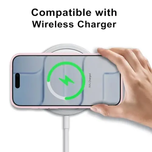 LoeoeL for iPhone 17 Air Case Clear, Transparent Hybrid iPhone 17 Air Phone Case [Hard Plastic & Soft Silicone Bumper] Acrylic Non Yellowing Thin Slim Protective Cover for Women, Light Pink - 7