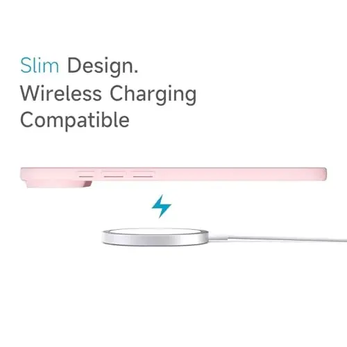 iPhone 17 Air Kılıfı Şeffaf, Saydam Hibrit iPhone 17 Air Telefon Kılıfı [Sert Plastik ve Yumuşak Silikon Tampon] Kadınlar için Akrilik Sararmayan İnce Koruyucu Kapak, Açık Pembe - 5