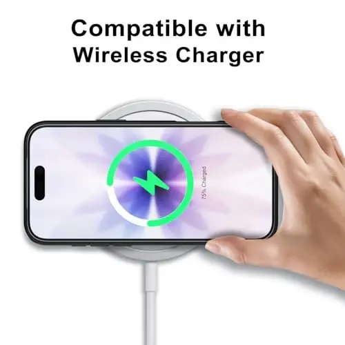 LoeoeL for iPhone 17 Case Clear, Transparent Hybrid iPhone 17 Phone Case [Hard Plastic & Soft Silicone Bumper] Acrylic Non Yellowing Thin Slim Protective Cover for Women, Black - 7