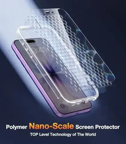 Diaclara Magnetic Designed for iPhone 17 Case 6.3 Inch Full Body Bumper,[Compatible with MagSafe] Military Drop Proof Cover with Built-in Touch Sensitive Anti-Scratch Screen Protector Clear - 6