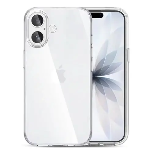 TENOC Phone Case Compatible with iPhone 17, Clear Case Shockproof Protective Bumper Slim Cover for 6.3 Inch - 2