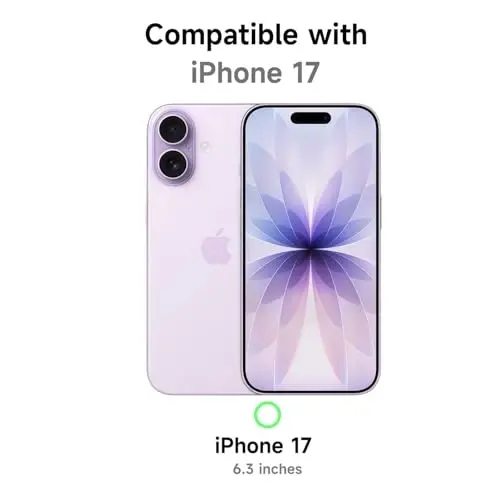 iPhone 17 Kılıfı Şeffaf, Transparan Hibrit iPhone 17 Telefon Kılıfı [Sert Plastik & Yumuşak Silikon Tampon] Akrilik Sararmayan İnce Koruyucu Kapak, Açık Mavi - 2
