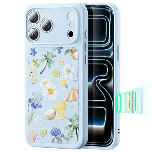ESR for iPhone 17 Pro Case for MagSafe, Camera Control, Light Blue | Ultra Slim, 3X Military-Grade Drop Protection, Magnetic Phone Case, Impact Absorbing, Resists Scratches 