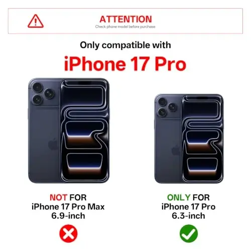 iPhone 17 Pro Kılıf için Kamera Standlı 3'ü 1 Arada Set [1 Ekran Koruyucu ve 1 Kamera Mercek Koruyucu ][MagSafe ile Uyumlu][Darbeye Dayanıklı ve Manyetik][Yarı Saydam Mat] 17 Pro için Moda Telefon Kılıfı (Mavi) 