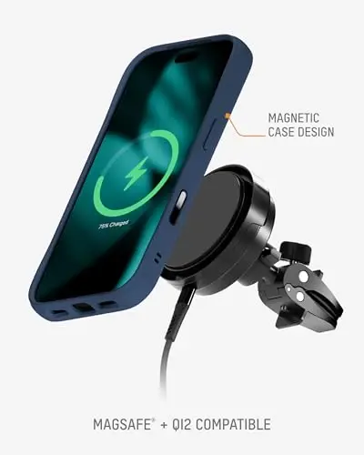 iPhone 17 Pro Kılıfı için Mous, MagSafe ile Uyumlu - Sınırsız - iPhone 17 Pro için Koruyucu Siyah Deri Kılıf - Darbeye Dayanıklı, Tam Kamera Koruması, Çizilmeye Karşı Arka Yüzey, Siyah - 6
