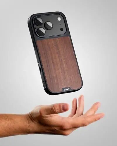 iPhone 17 Pro Max için Mous Kılıfı, MagSafe Uyumlu - Limitsiz - iPhone 17 Pro Max için Koruyucu Ceviz Kapak - Darbeye Dayanıklı, Tam Kamera Koruması, Çizilmez Arka, Kahverengi - 4