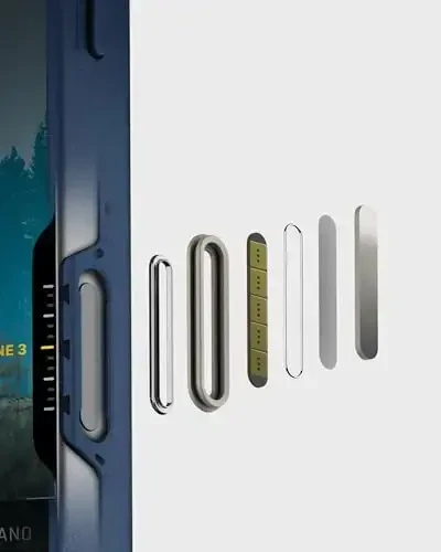 iPhone 17 Pro uchun Mous g'ilofi, MagSafe bilan mos keladi - Cheksiz - iPhone 17 Pro uchun himoya qora charm qopqoq - Zarba o'tkazmaydigan, to'liq kamera himoyasi, tirnalishga qarshi orqa, qora - 8