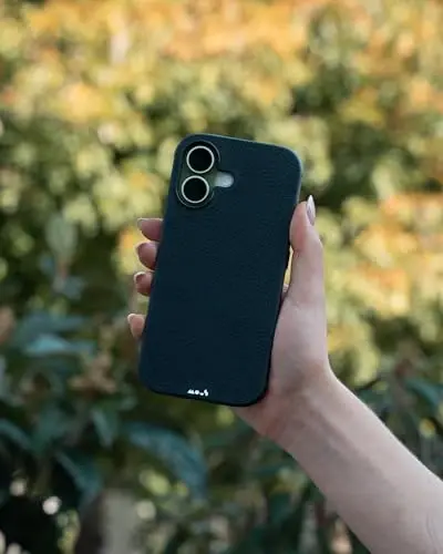 iPhone 17 uchun Mous g'ilofi, MagSafe bilan mos keladi - Cheksiz - iPhone 17 uchun himoya qora charm qopqoq - Zarba o'tkazmaydigan, to'liq kamera himoyasi, chizilishga qarshi orqa, qora - 5