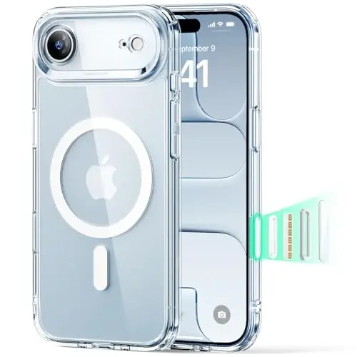 ESR for iPhone Air Case for MagSafe, Camera Control, Clear | Ultra Slim, 3X Military-Grade Drop Protection, Magnetic Phone Case, Impact Absorbing, Resists Scratches 