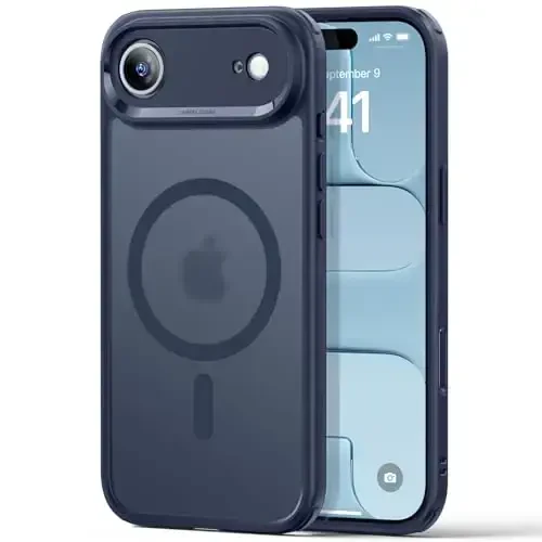 ESR for iPhone Air Case, Camera Control, Compatible with MagSafe, Shockproof Military-Grade Protection, Magnetic Phone Case for iPhone 17 Air Case, Frosted Blue 