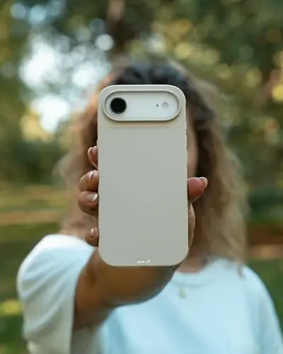 Mous for iPhone Air Case, Compatible with MagSafe - Limitless - Protective Magnetic Cover for iPhone Air - Shockproof, Full Camera Protection, Anti-Scratch Back, Stone - 5