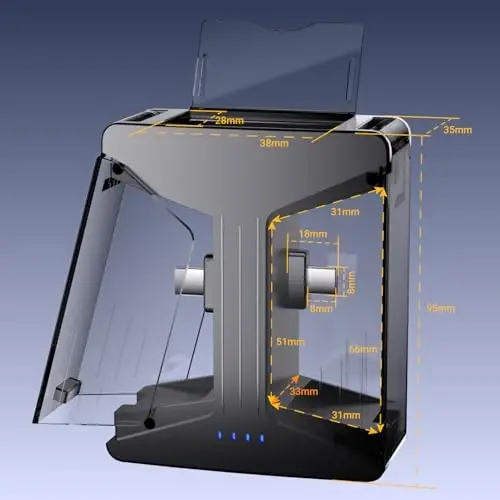 iPhone, Android telefon uchun 2 dona simsiz mini lavalier mikrofon (2 tasi 1 da) g'ilof bilan - 65 fut simsiz qisqichli ikkita mikrofon shovqinni kamaytirish bilan, video yozish, vlog, YouTube uchun 6 soatlik ishlash vaqti - 6