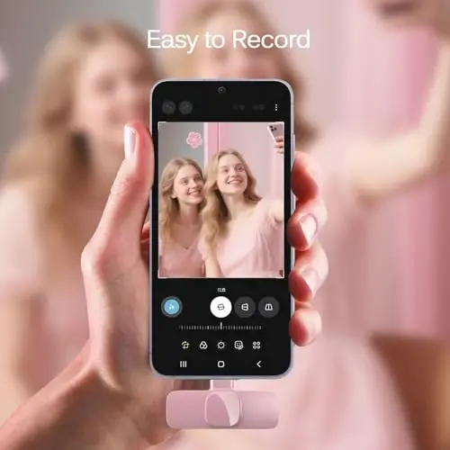 iPhone, iPad, mini video yozuv mikrofonlari uchun simsiz Lavalier mikrofon, intervyu video podcast vlog YouTube & Livestream uchun shovqinni kamaytirish, Plug & Play (Pushti Type C & Lightning Port) - LABSTANDARD (1)