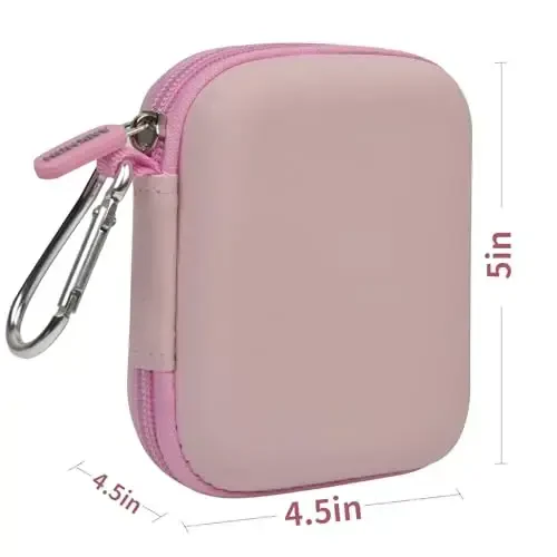 iPhone Power Bank sayohat Holder batareyasi Pack, USB zaryadlash kabeli va Boshqa Aksessuarlar uchun debriyaj - Pro Portable zaryadlovchi bilan Case Compatiable (Faqat Box) pushti - 5