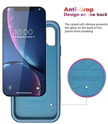 Diverbox for iPhone Xr Case [Shockproof] [Dropproof] [Dust-Proof],Heavy Duty Protection Phone Case Cover for Apple iPhone XR - 4