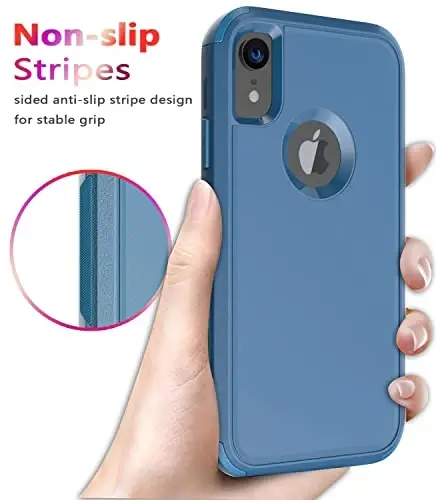 Diverbox for iPhone Xr Case [Shockproof] [Dropproof] [Dust-Proof],Heavy Duty Protection Phone Case Cover for Apple iPhone XR - 5